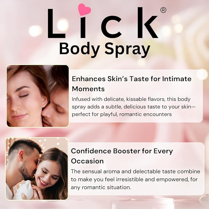 LICK Watermelon Scented Body Spray – Refreshing Summer Fruity Mist – 4 fl oz (117mL)