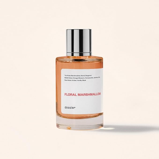 Dossier - Eau de Parfum - Floral Marshmallow - Inspired by By Kilian's Love,Don't Be Shy - Perfume Luxury - Pure Infused - Paraben-Free - Vegan - Feminine - For Women -Fragrance 3.4 oz (Spray 100ml)