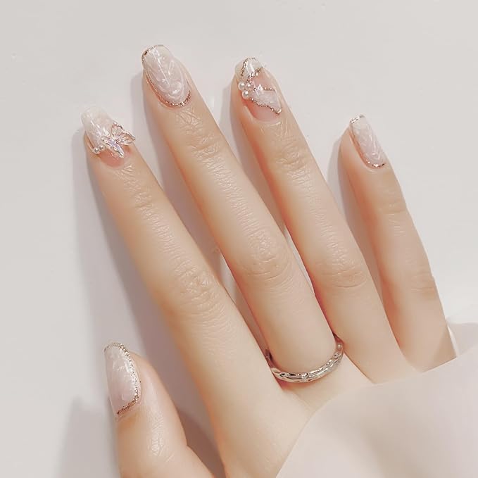 MAYCHAO 15ML Pearl Gel Nail Polish 1Pc Pearlescent Shell White Nail Polish Soak Off Shimmer Mermaid Gel Polish for Nail Art Manicure Salon DIY at Home, 0.5 OZ