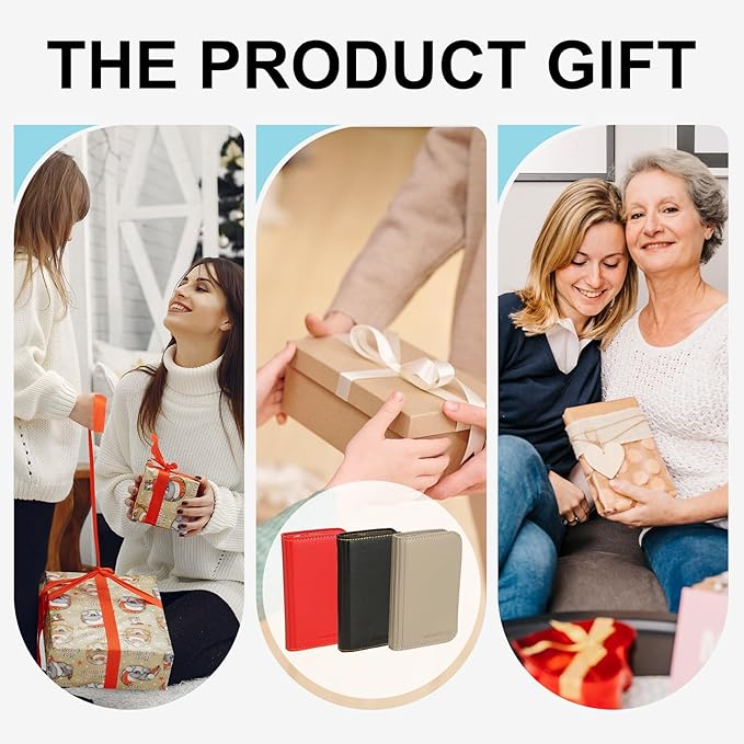 Premium Stainless Steel Nail Clippers Set - Travel Grooming Kit, 10pc Manicure/Pedicure Tools with PU Case - Gift Ideas(C-Black)