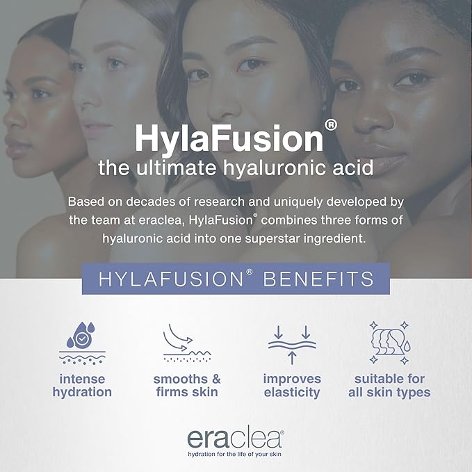 eraclea Purifying Cream Cleanser, Gentle Daily Cleanser with Hyaluronic Acid, Hydrating Face Moisturizer for Dry Skin, Soothing Face Wash Removes Impurities, Oil, and Makeup for Radiant Skin (4 fl oz)