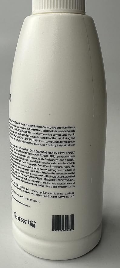 Expert Hair Sensation Straightening & Smoothing Kit :Texturizing Cream + Gold Repair Mask for Ultimate Hair Transformation- At Home Keratin Treatment for Straight, Silky, Moisturized Hair