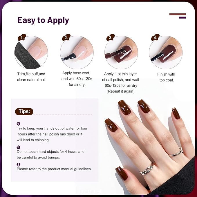 Reflective Nail Polish 12 Colors With Base Coat and Top Coat Glitter Red Bule Purple Green Nail Polish Set Quick Dry Sparkle Winter Manicure Long Lasting for Holiday Gift Giving