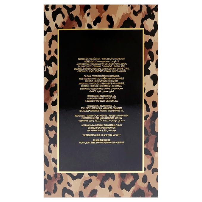 Rachel Zoe Instinct Eau De Parfum Spray - Floral Fragrance Body Spray for Women - Bergamot, Jasmine, And Musk - Designer Womens Perfume - 3.4 oz