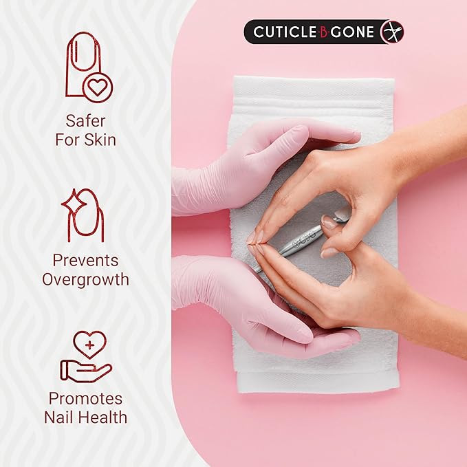 Nail Care & Cuticle Remover Tool with Interchangeable Attachments, At Home or Travel Ready, Gentle Cuticle & Hangnail Grooming for Finger Nails & Toe Nails