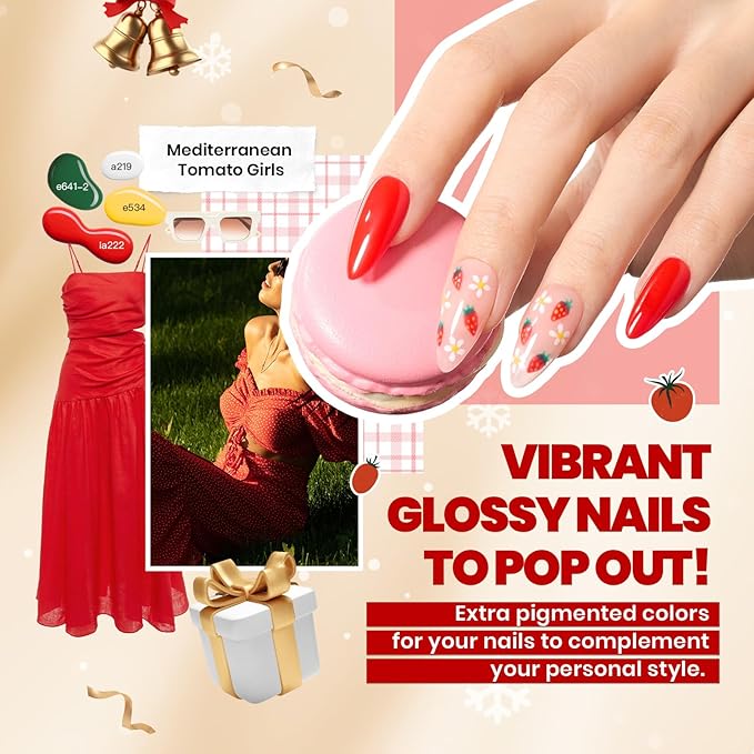 Beetles Winter Gel Polish Kit - Chic Outfits Collection 25 Colors Polish Set, Brown Purple Nude Red Black Color Gel Nails with 3Pcs Base Top Coat Soak off Uv Gel Manicure Kit Gift for Women