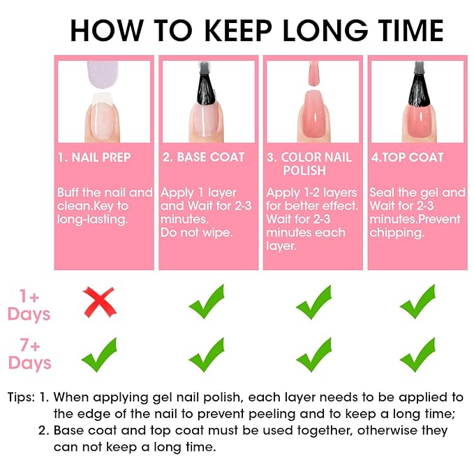 GELLEN 4‑in‑1 Clear Nail Polish Base Coat Sheer Tinted Cream Milky, Ridge Filler For Nails, Nail Strengthener Concealer, Calcium Formula Smoothes Strengthens Nails, Enhances Natural Look, HEMA Free