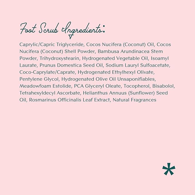 Bare August Foot Scrub - Pure & Natural Exfoliating Treatment - Soothes Skin, Softens Calluses, Eases Dry Cracks, Removes Dead Skin For Soft, Smooth Feet - Pedicure Care For Women & Men - 3.4 fl oz