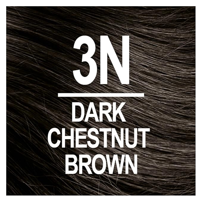 Naturtint 3N Dark Chestnut Brown Permanent Hair Color (Pack of 1), Ammonia Free, Vegan, Cruelty Free, up to 100% Gray Coverage, Long Lasting Results (Packaging may vary)