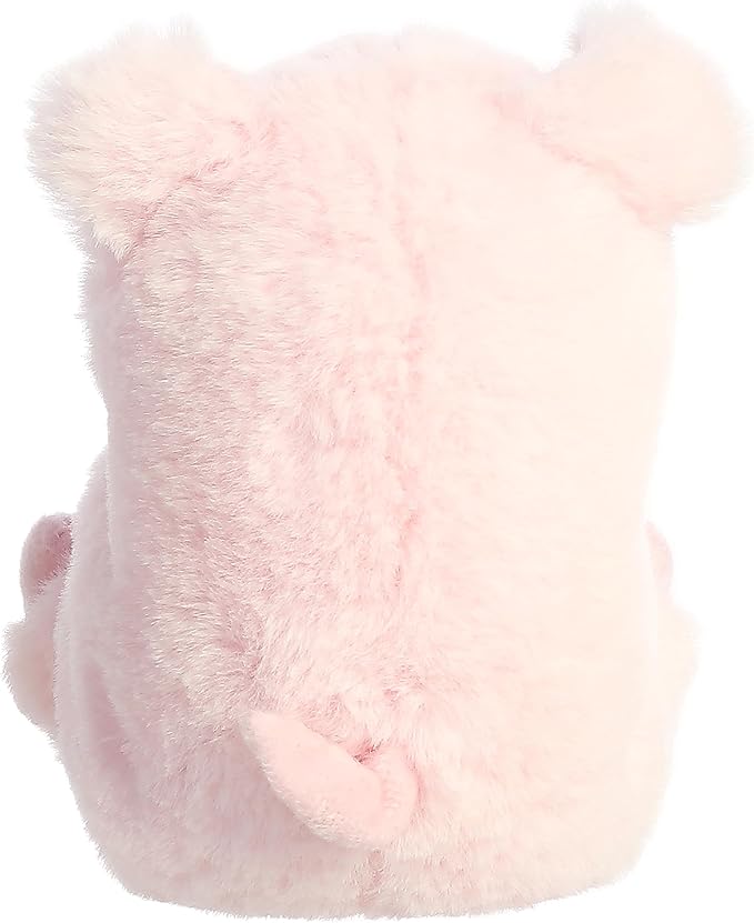 Aurora® Playful Rolly Pet™ Prankster Pig™ Stuffed Animal - Compact Size for On-The-Go Fun - for Adults, Kids, Birthdays, and Anniversaries - Pink 5 Inches