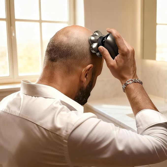 Head Shavers for Bald Men - 7D Arc Electric Razor with Magnetic Detachable Head, Waterproof Wet Dry 5-in-1 Electric Shaving & Grooming Kit, LED Display Rechargeable Head & Body Hair Shaver