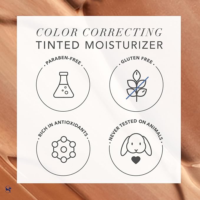 SeneGence MakeSense Color Correcting Tinted Moisturizer with Sheer Coverage, Deep, 1 Fl Oz, Enriched with SenePlex+ and Botanicals for Smooth, Even-Toned Skin