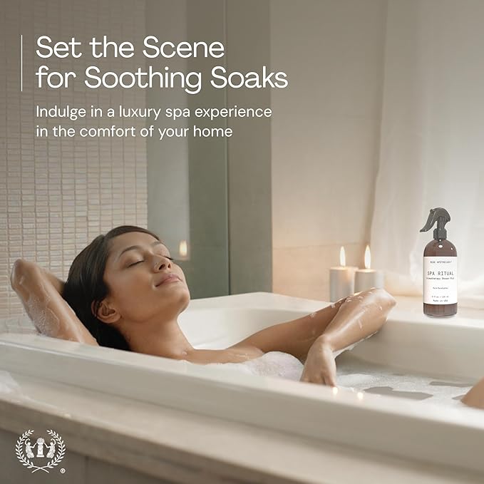 Muse Apothecary Spa Ritual Pure Eucalyptus Oil Shower Mist - Eucalyptus Spray for Shower, Spa, Bath, and Linen - Aromatherapy Eucalyptus Essential Oil Spray - 2oz