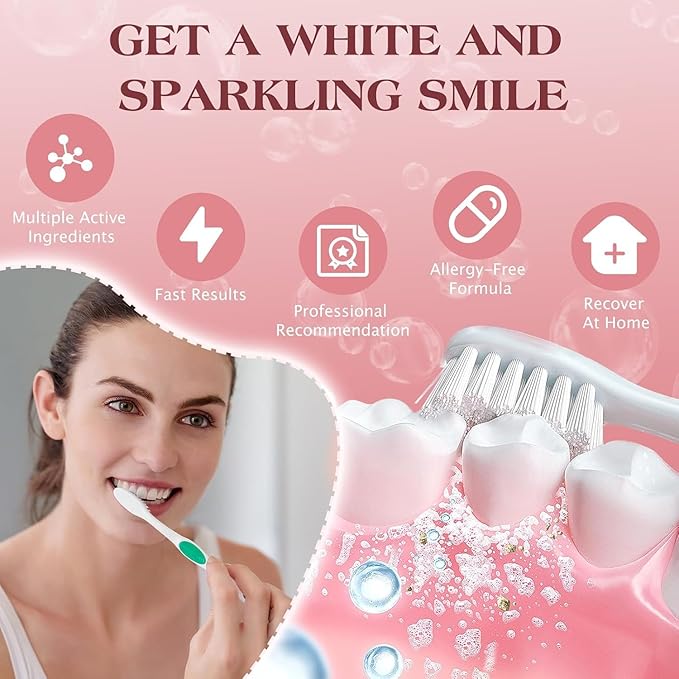 SP-6 Probiotic Whitening Toothpaste - Enhanced Formula with 6 Probiotics for Teeth Whitening and Gum Health - Enamel-Safe, Fluoride-Free, Fresh Mint Flavor, 4.9Oz (1)