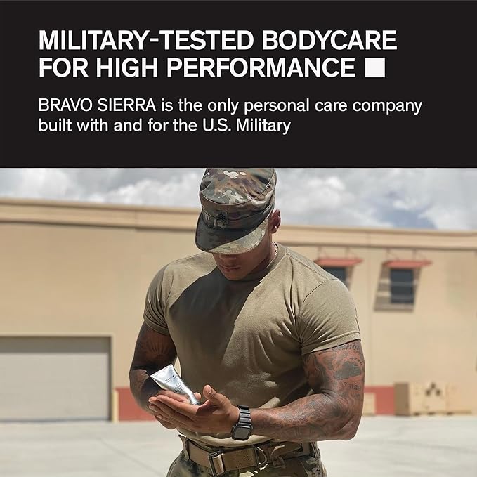 Aluminum-Free Deodorant for Men by Bravo Sierra, 3-Pack- Contains Natural Ingredients – Long Lasting All-Day Odor and Sweat Protection - Citrus and Cedarwood, 3.2 oz-Paraben-Free, Vegan & Cruelty-Free