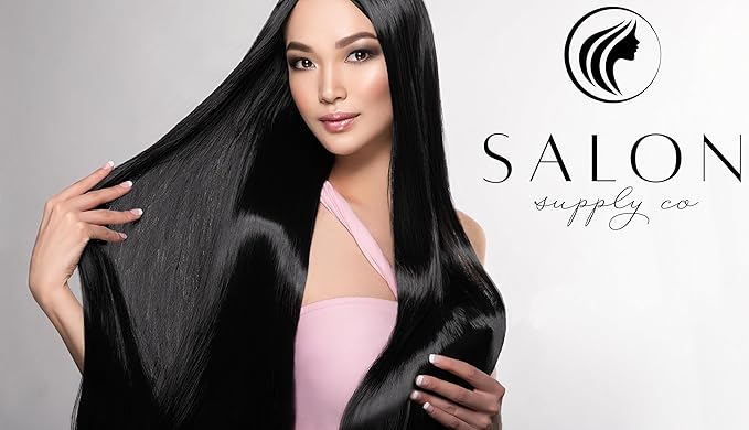 Salon Highlighting Combs Set - 4 Black Pin Tail Weaving Combs for Precise Foiling and Sectioning