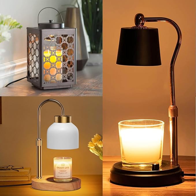 GU10 Halogen Bulbs 50W 120V MR16 for Scent Wax Burner, Dimmable Warm White, Pack of 4