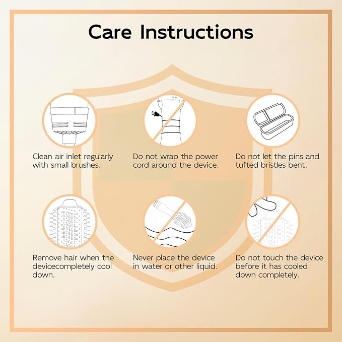 Nicebay Hair Dryer Brush, Blow Dryer Brush for Women Fast Styling, One Step Blowout Brush with Display Screen-Less Frizz, More Shine, Oval Ceramic Barrel, Negative Ion