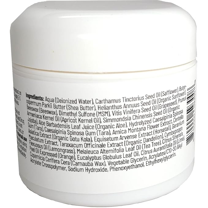 Shield Tea Tree Foot Cream with Lemongrass, Eucalyptus Oils to Soothe Eczema, Psoriasis, Rashes, Dry Itchy Feet 2 oz | Pair with Athlete's Foot Treatment, Ringworm Cream or other Foot Balms