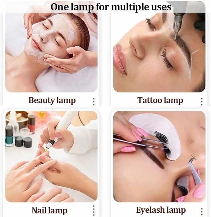 36W Foldable LED Nail Tech Lamp for Desk, Arch with Touch Sn, 480 Beads, 3500K-6500K Manicure Lamp, Adjustable Brightness, Lash Eyelash Tattoos