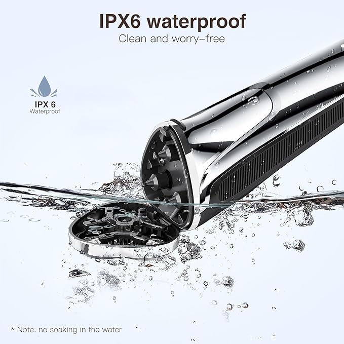 Electric Razor for Men, Men’s Electric Shavers, Wet & Dry Shaver with Pop-up Trimmer, USB-C Rechargeable Waterproof Portable Shaver with LCD Display/Travel Organizer/Travel Lock Ideal Men Gift