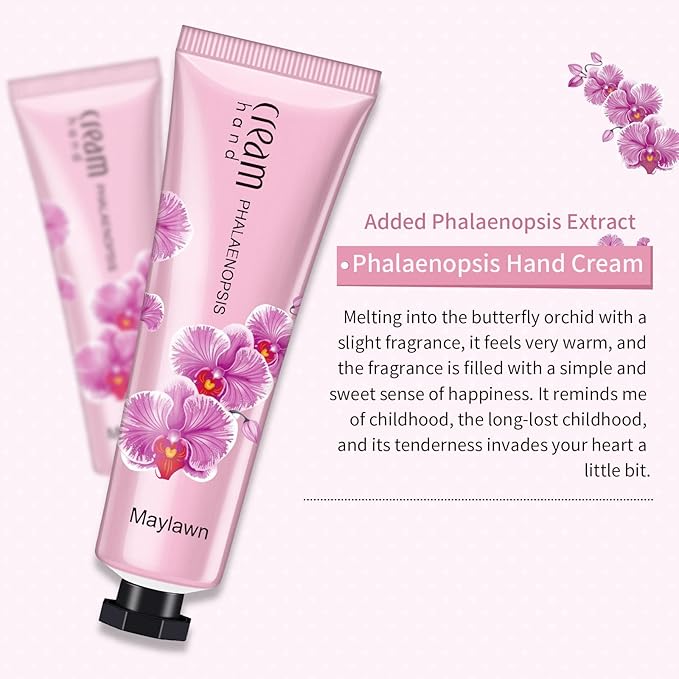 5 x 30ml, Hand Cream Gift Sets, Pack of 5, Vegan Friendly and Cruelty Free, Perfect for Birthday Mothers day Gifts idea For Her/Him