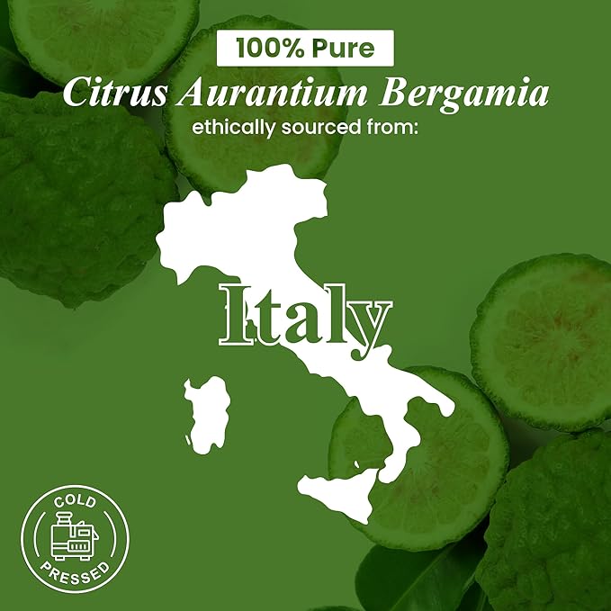 Handcraft Blends Bergamot Essential Oil – Huge 4 Fl Oz – 100% Pure and Natural – Premium Grade Essential Oil for Diffuser and Aromatherapy, Skin, Massage, Candle and Soap Making Fragrance