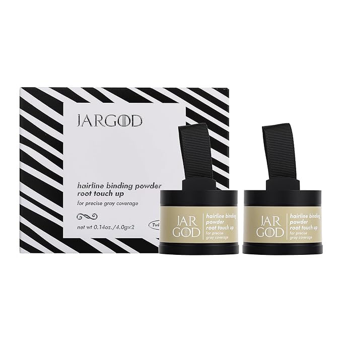 Root touch up powder Hairline Powder for root cover up temporary root concealing powder for Women & Men, for instant gray hair cover up (Light Blonde, 0.14 Ounce (Pack of 2))