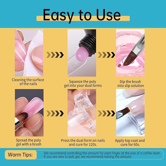 Nail Polish Remover Kit Nail Polish Remover & Slip Solution Polish Remover for Nails Slip Solution for Poly Gel Nails with Glass Cup Nail Cleaning pads