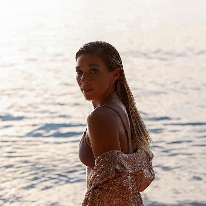 PIRETTE Mini Evening Glass Fragrance Oil Roll On, Beach-Inspired, Long Lasting Perfume Oil with Notes of Dark Coconut, Warm Wood, Smoky Vanilla, and Sea Salt, Travel Size Perfume, 0.25 fl oz