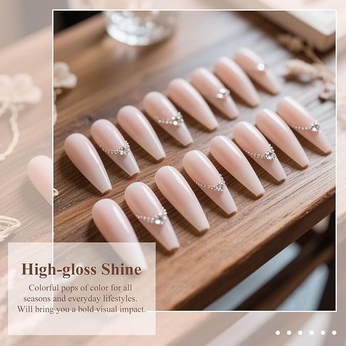 Artdone Gel Nail Polish Hema-free Solid Color Light Nude Pink For All Seasons Neutral Soak Off LED Lamp Needed For Manicure Nail Art 