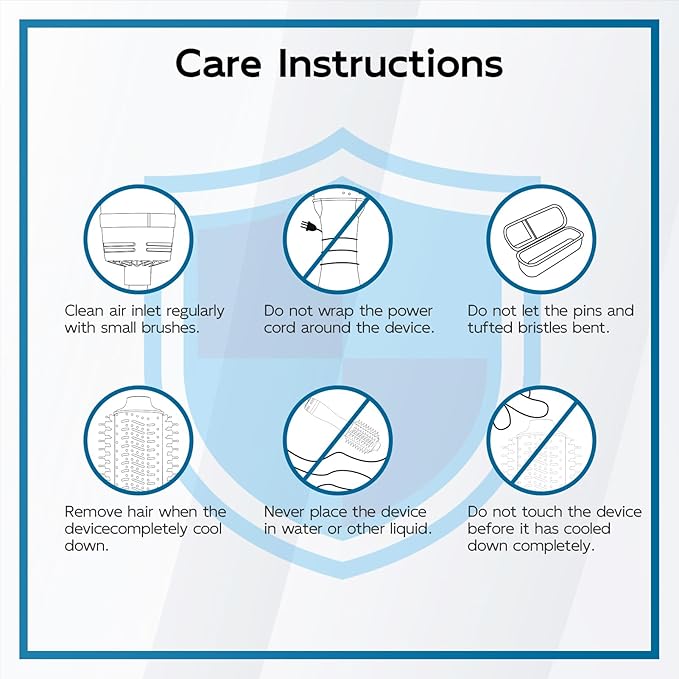 Hair Dryer Brush with Display Screen, Blow Dryer Brush for Women Fast Drying & Styling | Oval Ceramic Barrel, Negative Ion Technology, 3 Heat & 3 Speed Settings, Cold Shot, ALCI Plug (Black & Silver)