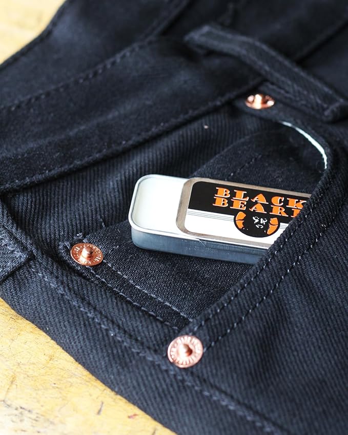 FURY BROS. TAGS Men’s Solid Cologne | Black Beard | Gunpowder & Charred Hickory | Beeswax Grapeseed Oil Fragrance | Made in USA | Travel Size .25 oz