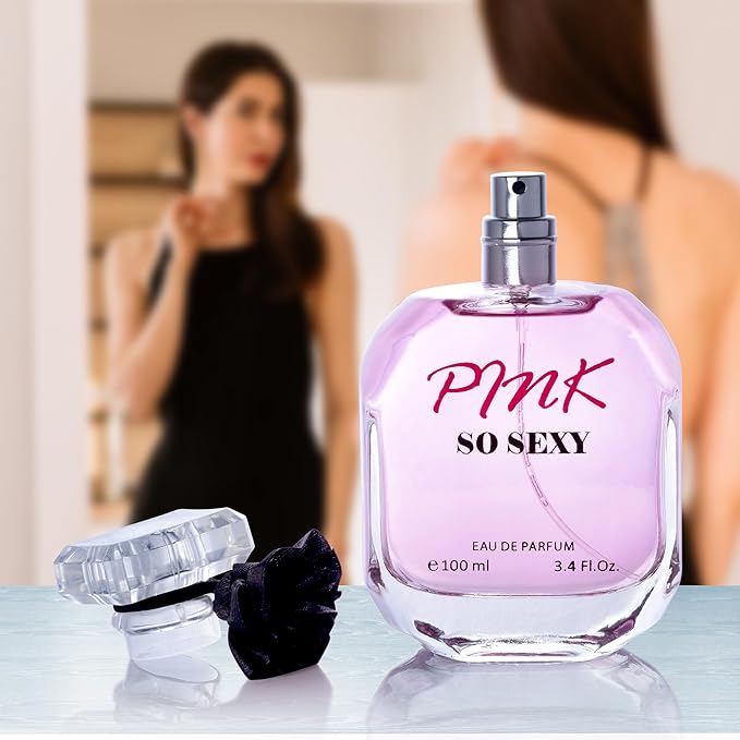 Pink So Sexy for Women Eau De Parfum - Floral Fruity Fragrance with Sugary Sweet Scent - Bergamot, Apple & Whipped Cream - Fresh, Sweet & Creamy - Luxurious Aroma in 100ml Bottle - Paraben Free