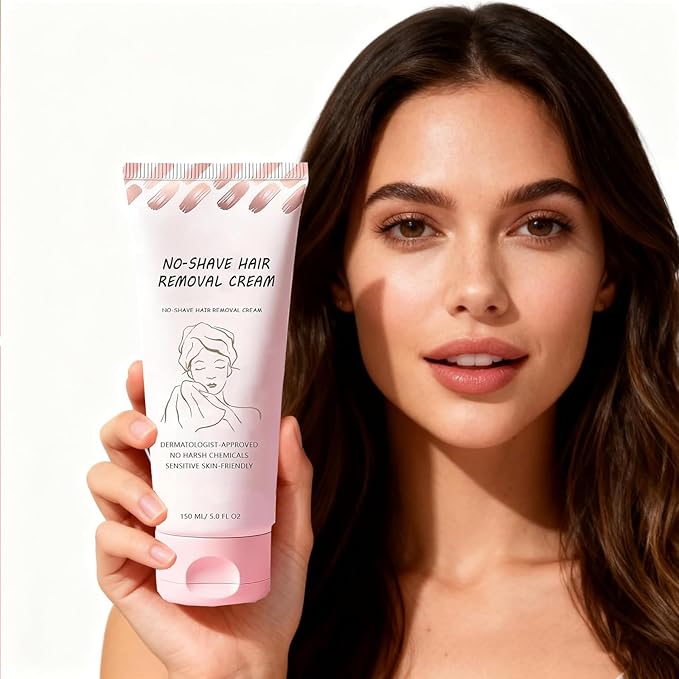 Bare Basic Hair Removal Cream,No Shave Hair Remover for Women, Suitable for Sensitive Skin, Fast and Gentle, Moisturizes and Nurtures Skin, Leaving it Soft and Protected after Hair Removal (1pcs)