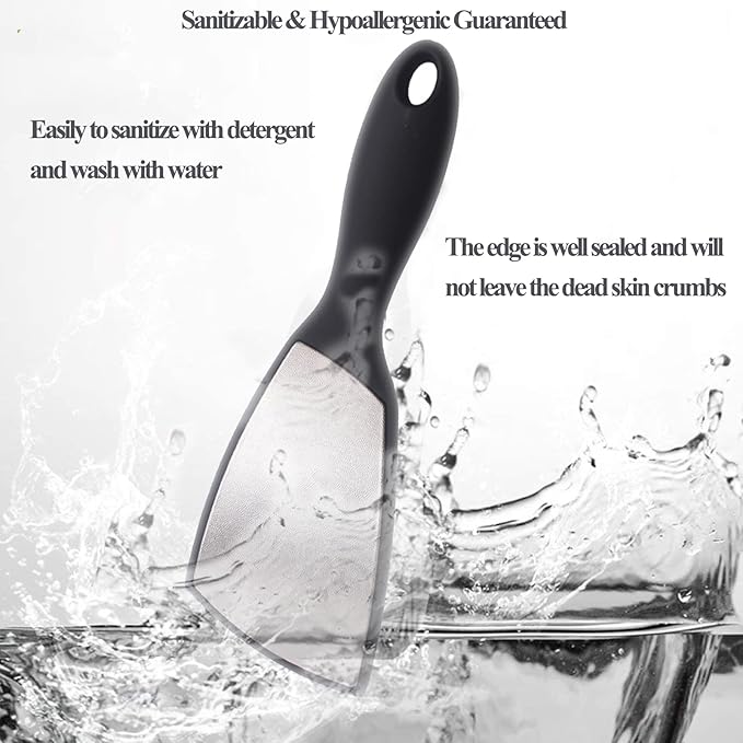 Foot Rasp Foot File and Callus Remover, Best Foot Care Pedicure Metal Surface Tool to Remove Hard Skin, Double Sided Multidirectional Can be Used on Both Wet and Dry Feet