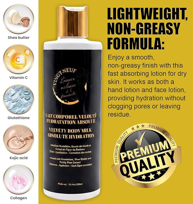 (29 Nourishing Body Lotion With Shea Butter & Prickly Pear | Niacinamide & Collagen & Hyaluronic Acid Body Milk | Body Moisturizer & Radiance-enhancing Skin | Unscented Body Lotion (300ml)