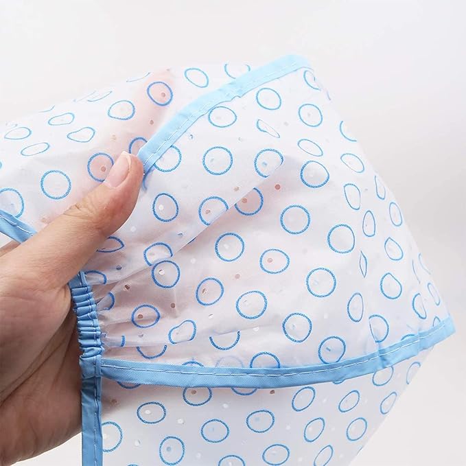 Yzurbu 3pcs Hair Highlighting Caps, Bleach Cap Coloring Frosting Dye Kit with Plastic Hooks for Salon Hair Dyeing Hairdressing (Pink, Blue, Purple)