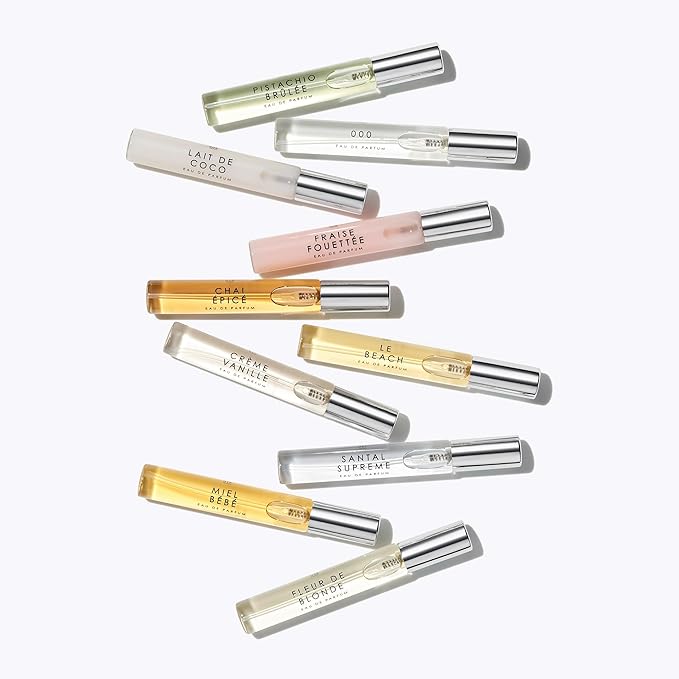 Le Monde Gourmand Coffret de Parfum 2 Box Set - 10 Mini Eau de Parfum Purse Sprays - Travel Perfume Sampler Discovery Gift Set for Woman, Vegan & Cruelty-Free