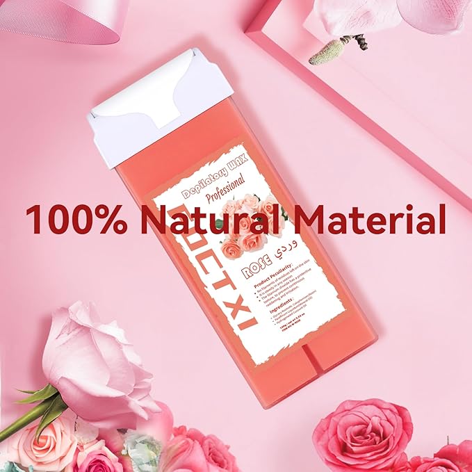 Roller Waxing Kit for Women's Sensitive Skin, 2 Ounce, Hair Removal for Legs