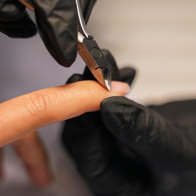 NGHIA Cuticle Nipper - D-03 JAW 12 | Stainless Steel | Durable and Sharp | Ergonomic Design | Grey Plated | Ideal for Salons and Home Use