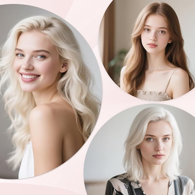 Hair Bleach Powder, Professional Lightening Bleach for Hair, Strong & Gentle Bleach Powder for Hair, Lift Up to 8 Levels, Perfect for DIY Blonde Highlights & Lightening (500g/17.64 oz)