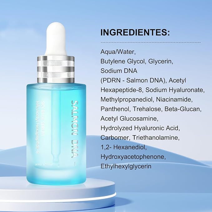 Salmon DNA PDRN Peptide Serum – Hydrating, Firming & Brightening, Uneven Skin Tone, 1.01 fl.oz.