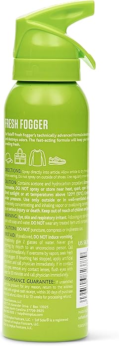 Sof Sole Fresh Fogger Shoe, Gym Bag, and Locker Deodorizer Spray