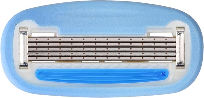 Amazon Basics 5-Blade Razor Refills for Women, 6 Count (Fits Amazon Basics Razor Handles Only) (Previously Solimo) (Pack of 2)