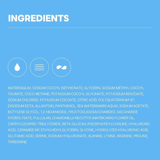 ROUND LAB 1025 Dokdo Cleanser 10.14 Fl Oz, Low pH Facial Cleanser for Sensitive Skin, Rich Soft Bubbles for Deep Cleansing and Makeup Removal, Hydrating Face Wash with Deep Sea Water, Korean Skin Care