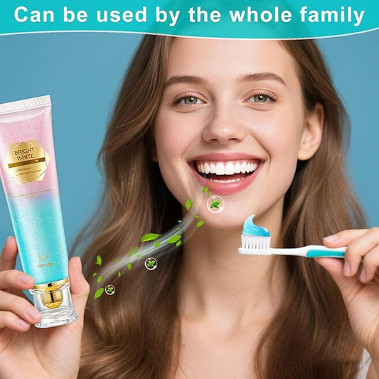 Niacinamide Whitening Toothpaste Natural Mild and Non-Irritating Nicotinamide White Toothpaste Prevents Tooth Decay Freshens Breath, and Promotes Oral Health
