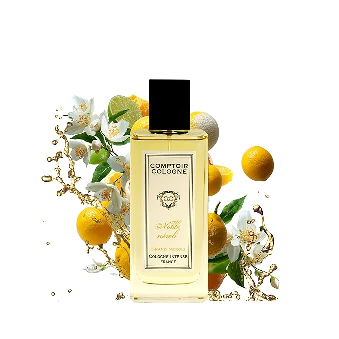 Noble Neroli Intense - Long-Lasting Men’s Cologne - Refined Men's Fragrance with Floral, Woody, and Citrus Notes - 3.3 oz