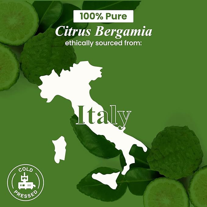 Handcraft Blends Bergamot Essential Oil – 1 Fl Oz – 100% Pure and Natural – Premium Grade Essential Oil for Diffuser and Aromatherapy, Skin, Massage, Candle and Soap Making Fragrance