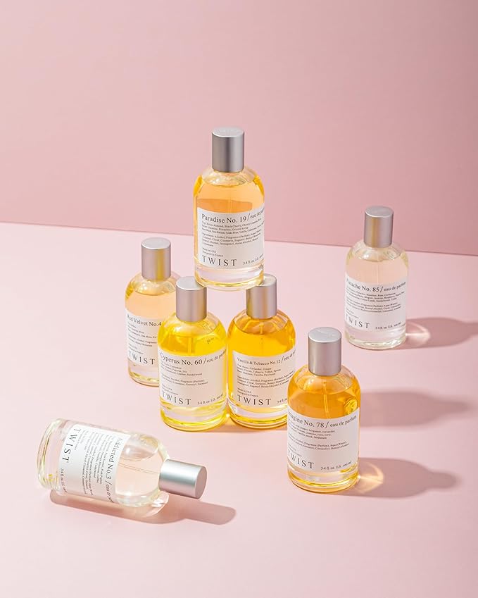 Twist Lost No. 114 - Inspired by Phl. Missing Person, Long-Lasting Perfume for Women & Men, Vegan, Clean Ingredients, Musk & Bergamot Unisex Fragrance – Spray 100 ml | 3.4 fl. oz